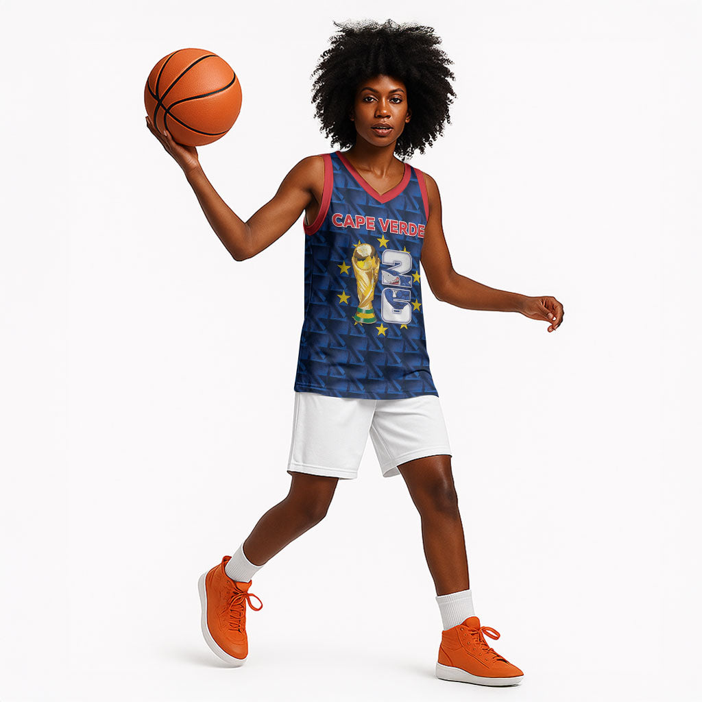 Custom Cabo Verde Football 2026 Basketball Jersey Road To Glory