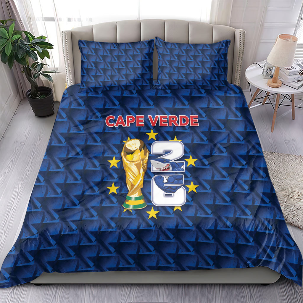 Cabo Verde Football 2026 Bedding Set Road To Glory