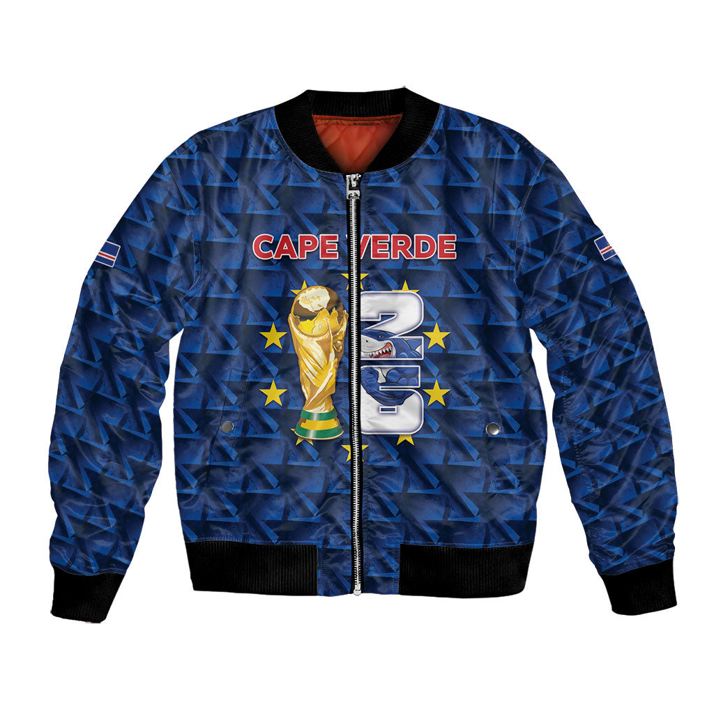 Custom Cabo Verde Football 2026 Bomber Jacket Road To Glory