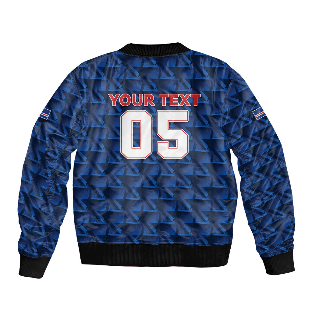 Custom Cabo Verde Football 2026 Bomber Jacket Road To Glory