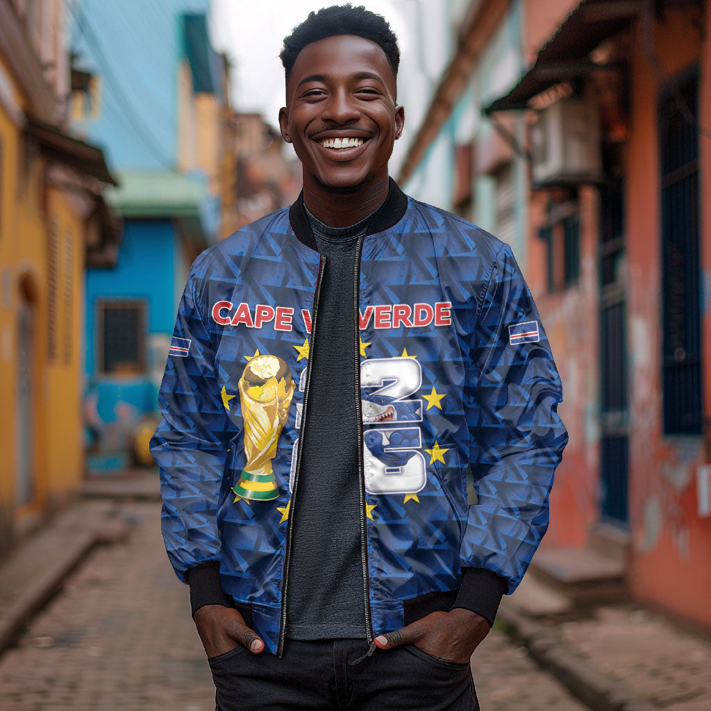 Custom Cabo Verde Football 2026 Bomber Jacket Road To Glory