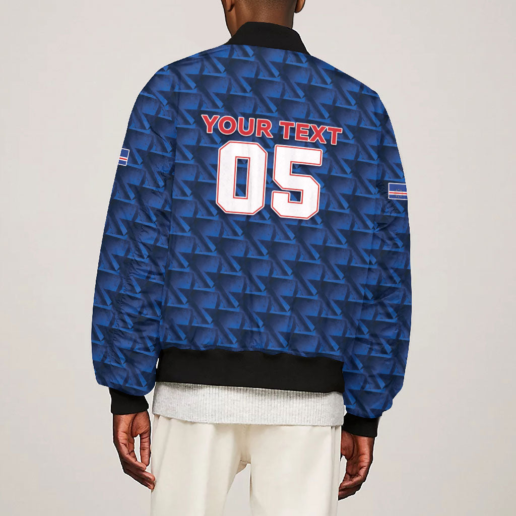 Custom Cabo Verde Football 2026 Bomber Jacket Road To Glory