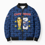 Custom Cabo Verde Football 2026 Bomber Puffer Jacket Road To Glory