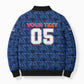 Custom Cabo Verde Football 2026 Bomber Puffer Jacket Road To Glory