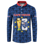 Custom Cabo Verde Football 2026 Button Sweatshirt Road To Glory