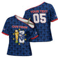 Custom Cabo Verde Football 2026 Cross Shoulder Shirt Road To Glory