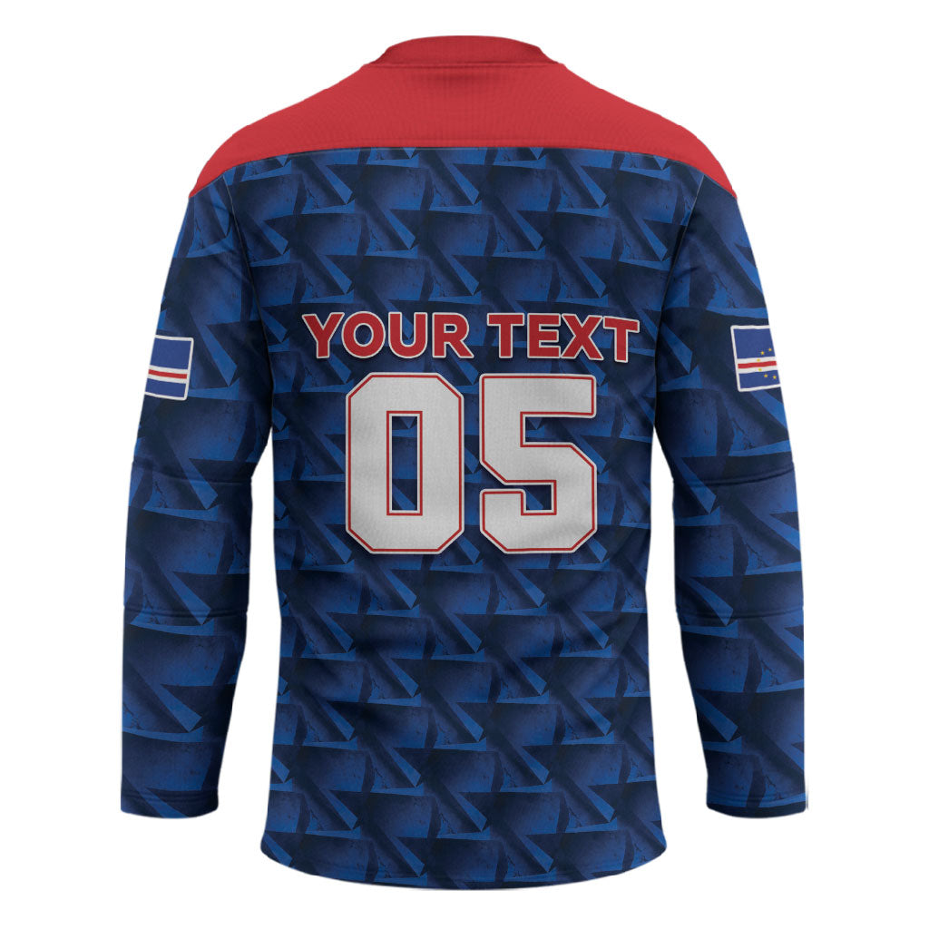 Custom Cabo Verde Football 2026 Hockey Jersey Road To Glory