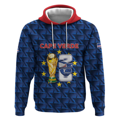 Custom Cabo Verde Football 2026 Hoodie Road To Glory