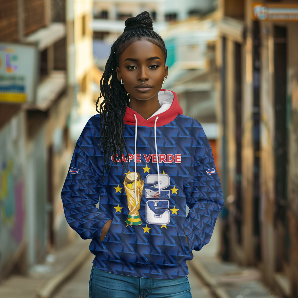 Custom Cabo Verde Football 2026 Hoodie Road To Glory