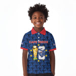 Custom Cabo Verde Football 2026 Kid Polo Shirt Road To Glory