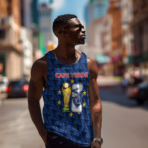 Custom Cabo Verde Football 2026 Men Tank Top Road To Glory