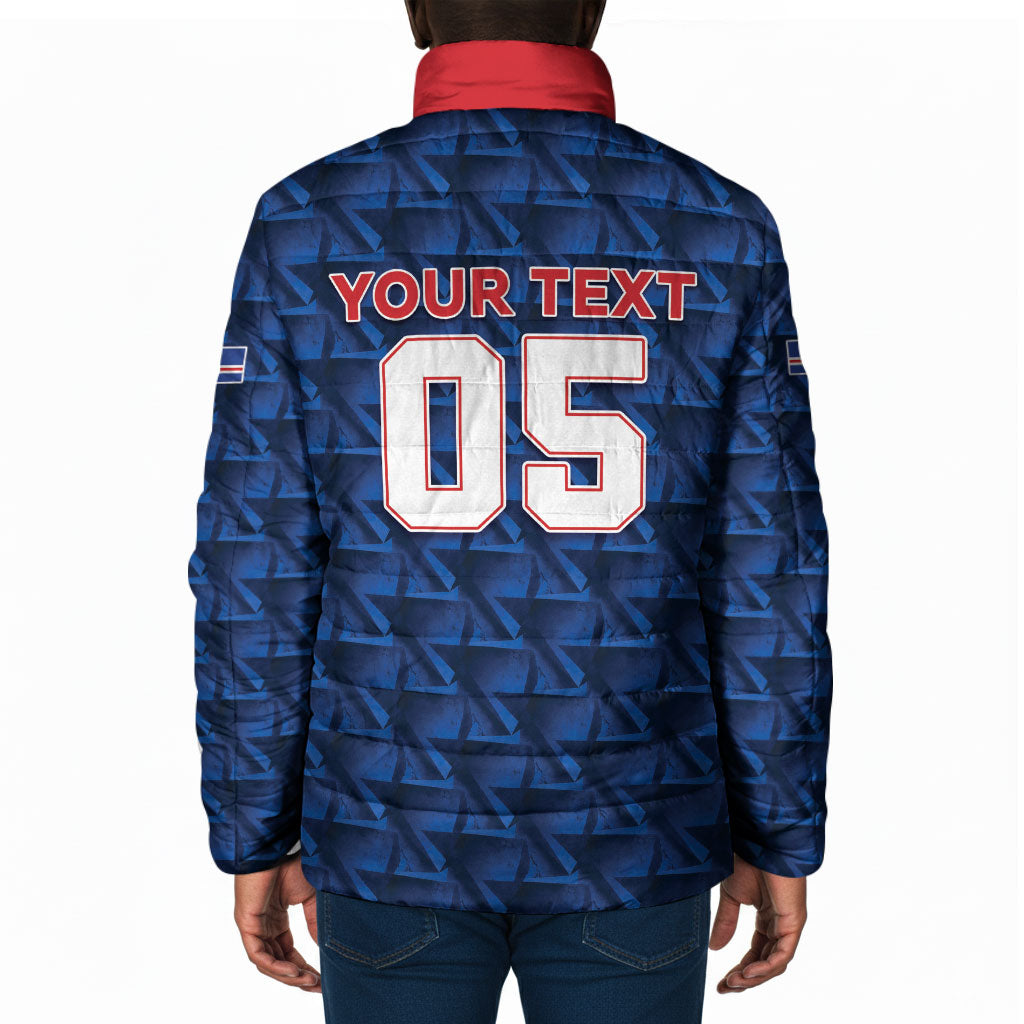Custom Cabo Verde Football 2026 Padded Jacket Road To Glory