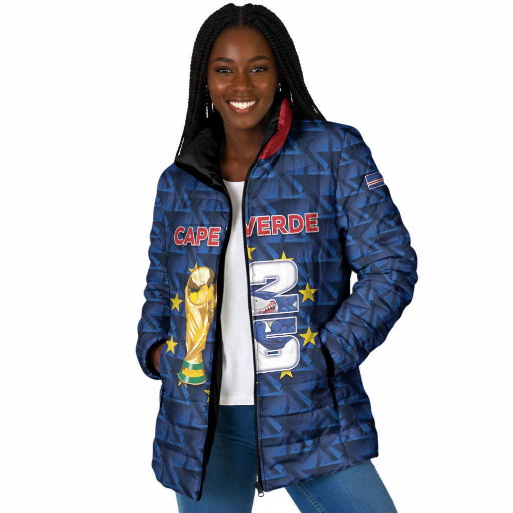 Custom Cabo Verde Football 2026 Padded Jacket Road To Glory