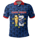 Custom Cabo Verde Football 2026 Polo Shirt Road To Glory