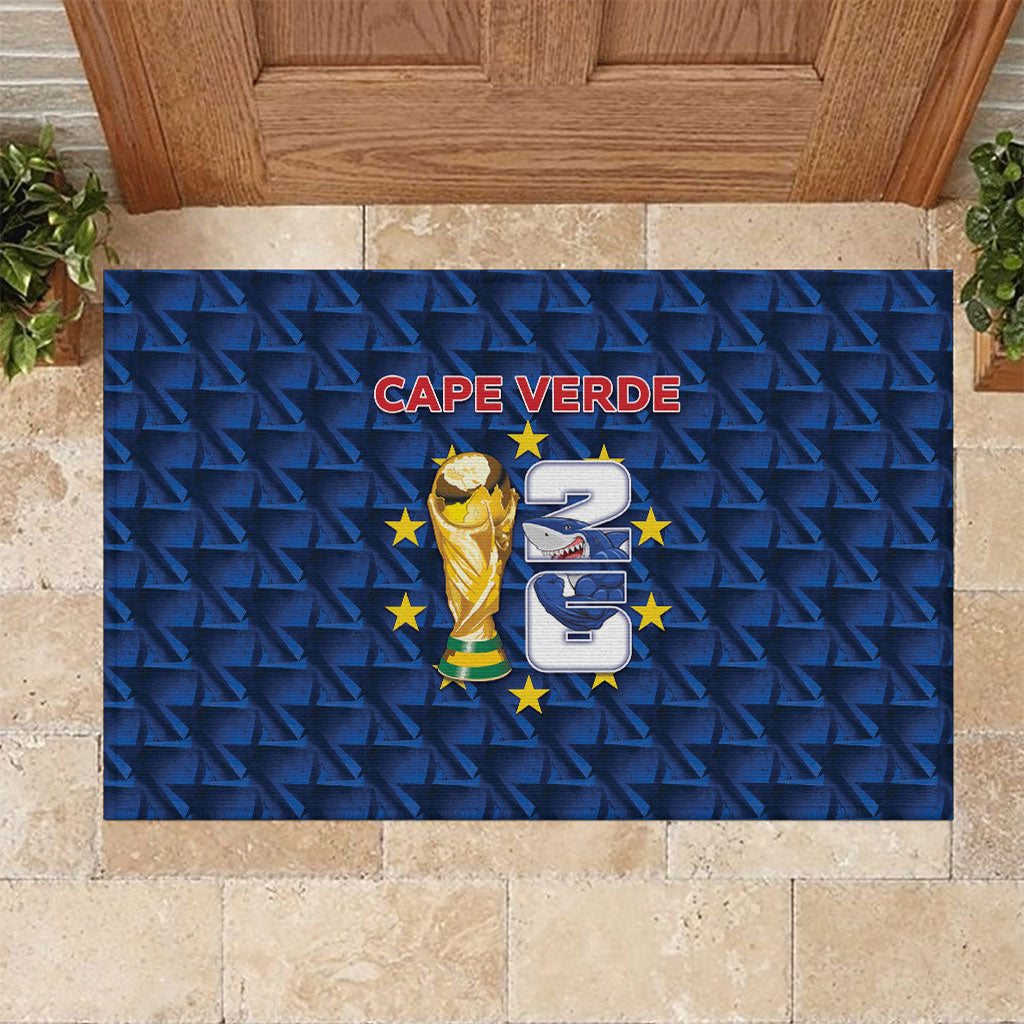 Cabo Verde Football 2026 Rubber Doormat Road To Glory