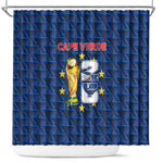 Cabo Verde Football 2026 Shower Curtain Road To Glory