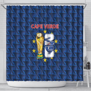 Cabo Verde Football 2026 Shower Curtain Road To Glory