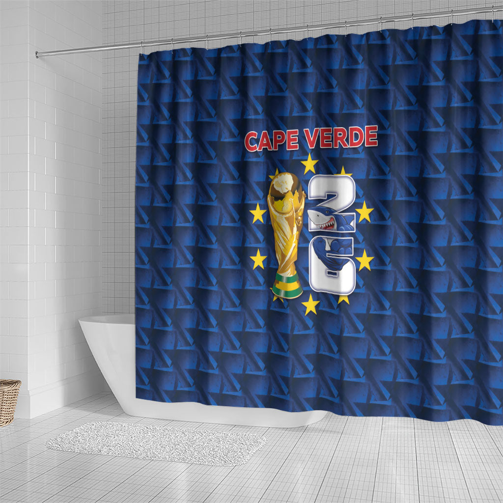 Cabo Verde Football 2026 Shower Curtain Road To Glory