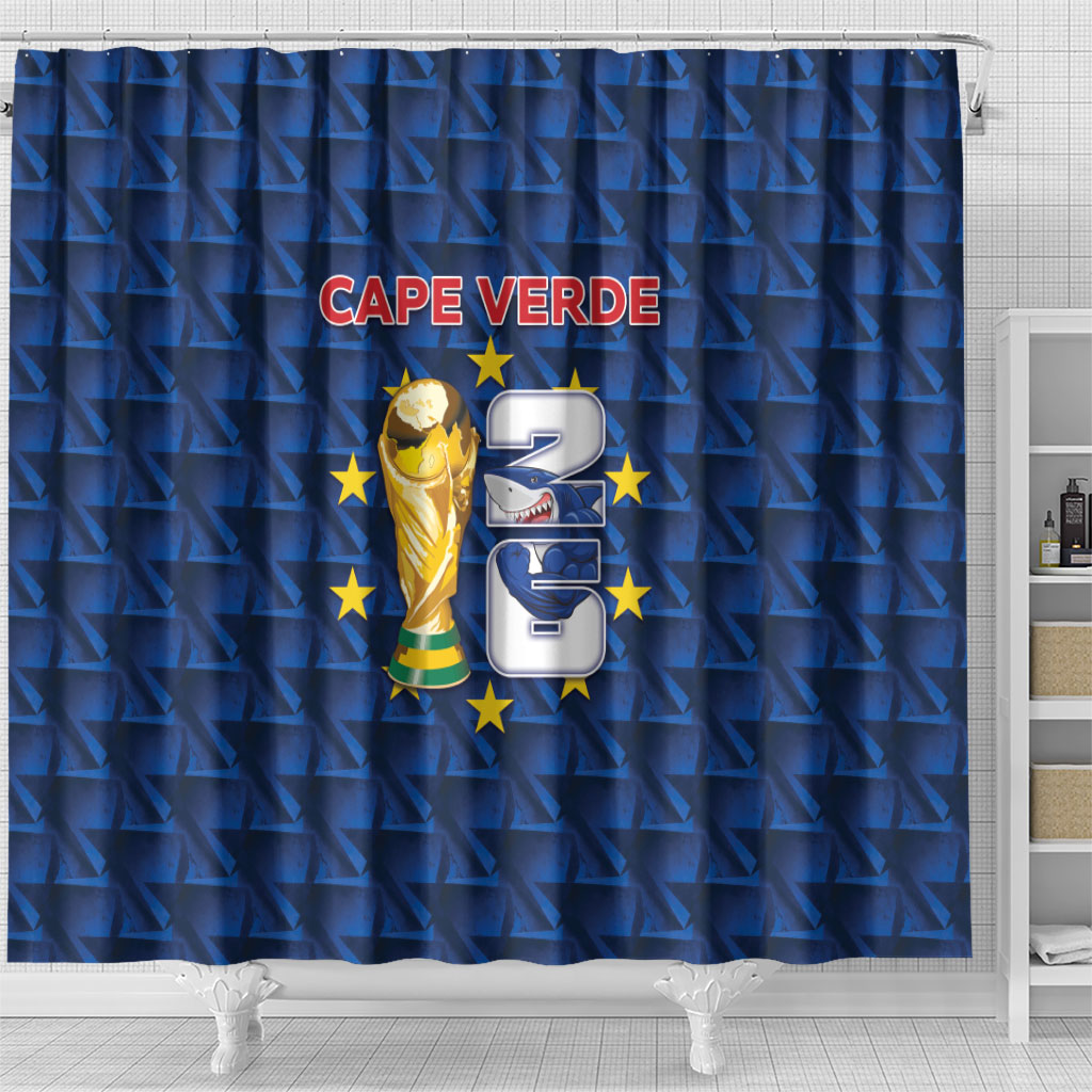 Cabo Verde Football 2026 Shower Curtain Road To Glory
