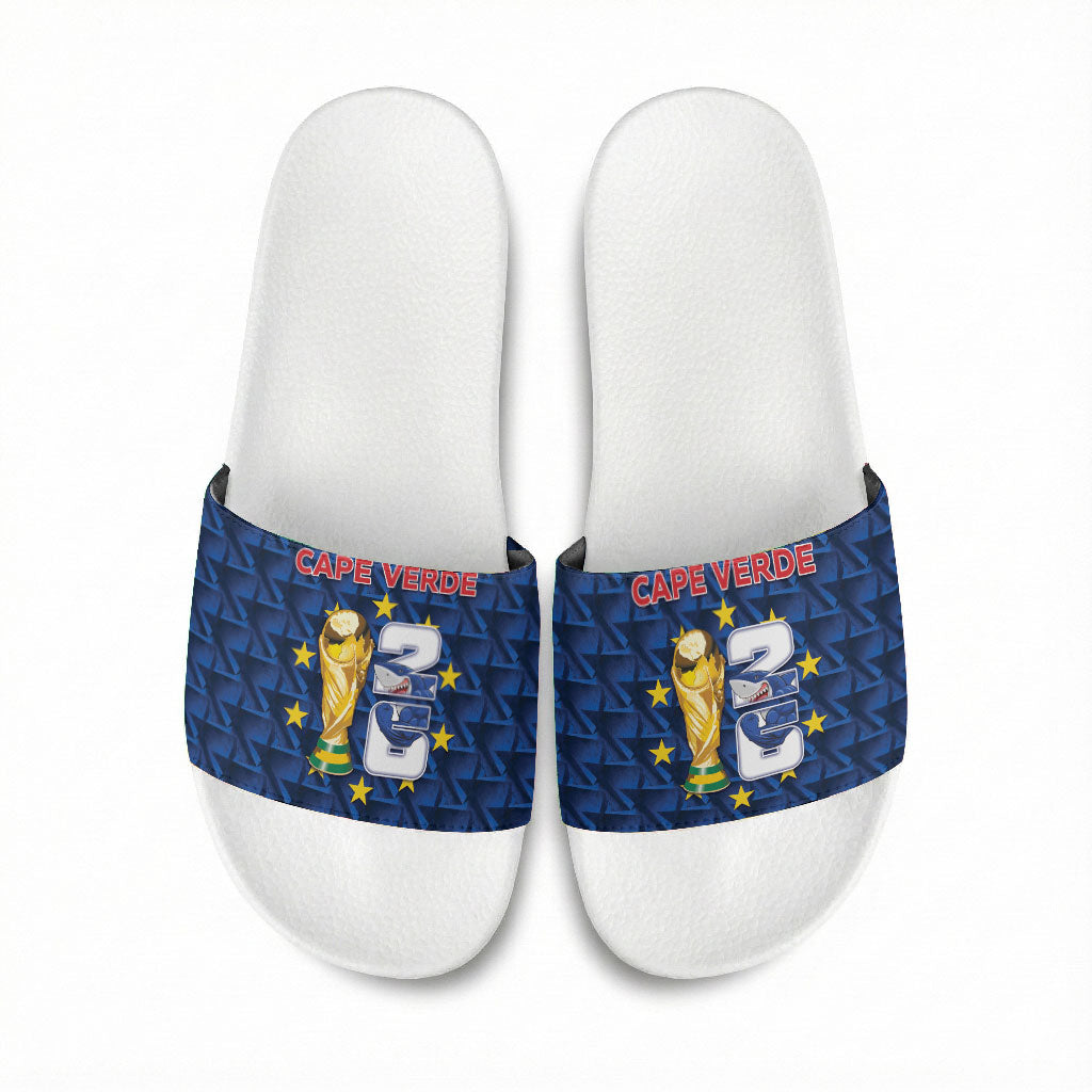 Cabo Verde Football 2026 Slide Sandals Road To Glory
