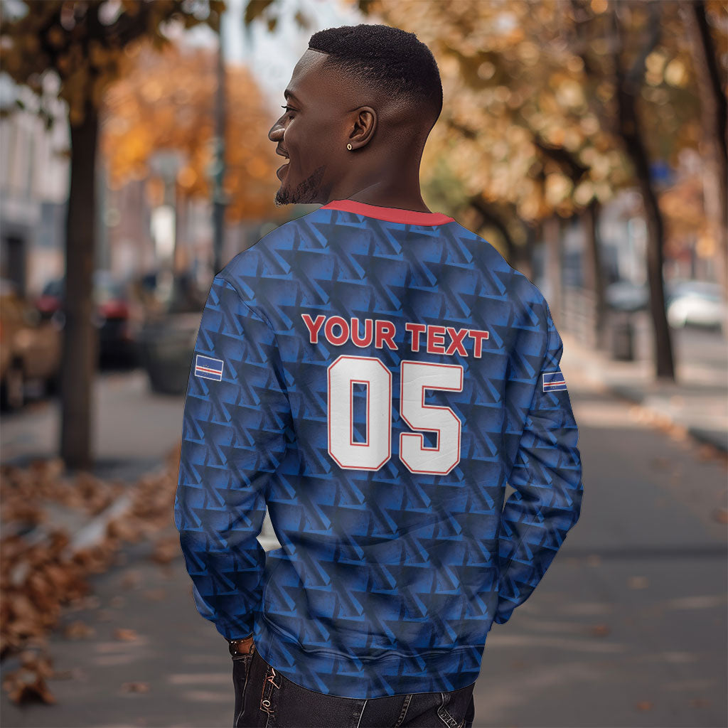 Custom Cabo Verde Football 2026 Sweatshirt Road To Glory