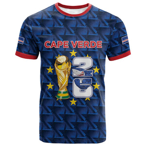 Custom Cabo Verde Football 2026 T shirt Road To Glory