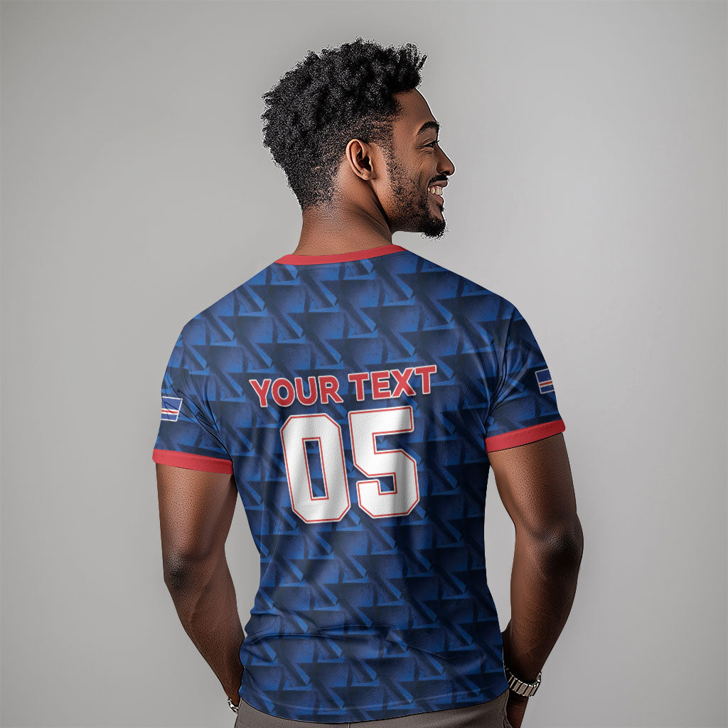 Custom Cabo Verde Football 2026 T shirt Road To Glory