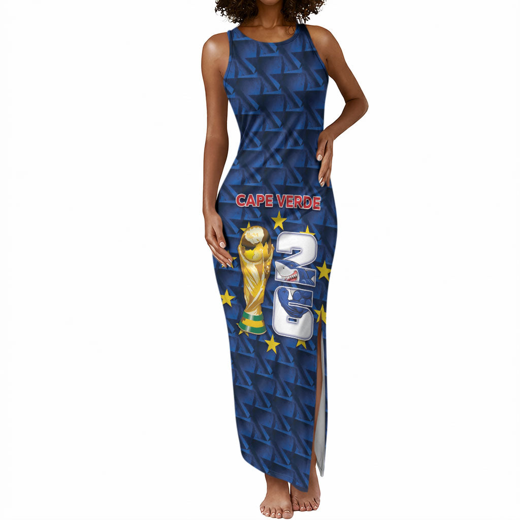Custom Cabo Verde Football 2026 Tank Maxi Dress Road To Glory