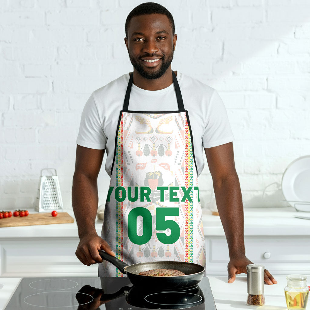 Custom Senegal Football 2026 Apron Car Rapide-Inspired Pattern