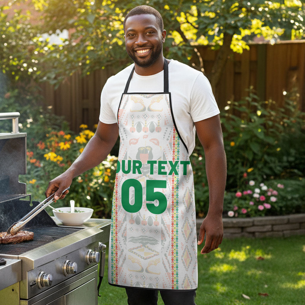 Custom Senegal Football 2026 Apron Car Rapide-Inspired Pattern