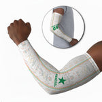 Custom Senegal Football 2026 Arm Sleeves Car Rapide-Inspired Pattern