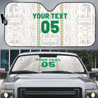 Custom Senegal Football 2026 Auto Sun Shade Car Rapide-Inspired Pattern