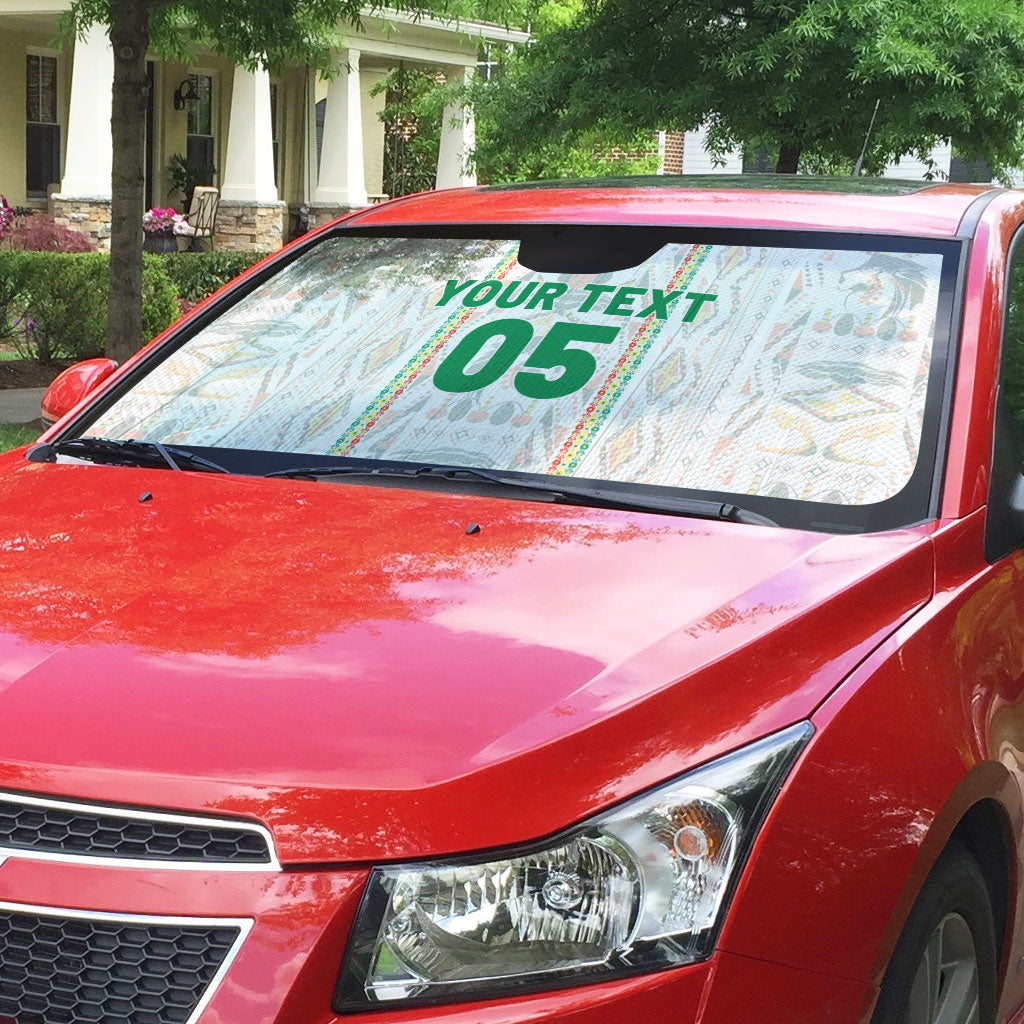 Custom Senegal Football 2026 Auto Sun Shade Car Rapide-Inspired Pattern