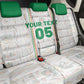 Custom Senegal Football 2026 Back Car Seat Cover Car Rapide-Inspired Pattern
