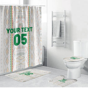 Custom Senegal Football 2026 Bathroom Set Car Rapide-Inspired Pattern