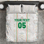 Custom Senegal Football 2026 Bedding Set Car Rapide-Inspired Pattern