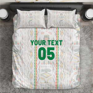 Custom Senegal Football 2026 Bedding Set Car Rapide-Inspired Pattern