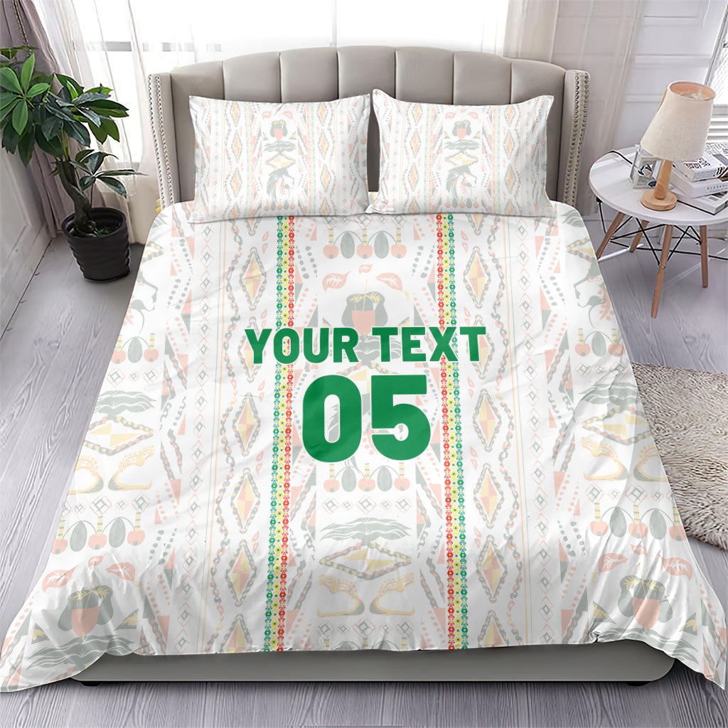 Custom Senegal Football 2026 Bedding Set Car Rapide-Inspired Pattern