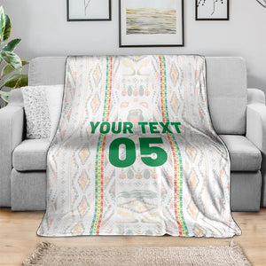 Custom Senegal Football 2026 Blanket Car Rapide-Inspired Pattern