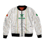 Custom Senegal Football 2026 Bomber Jacket Car Rapide-Inspired Pattern