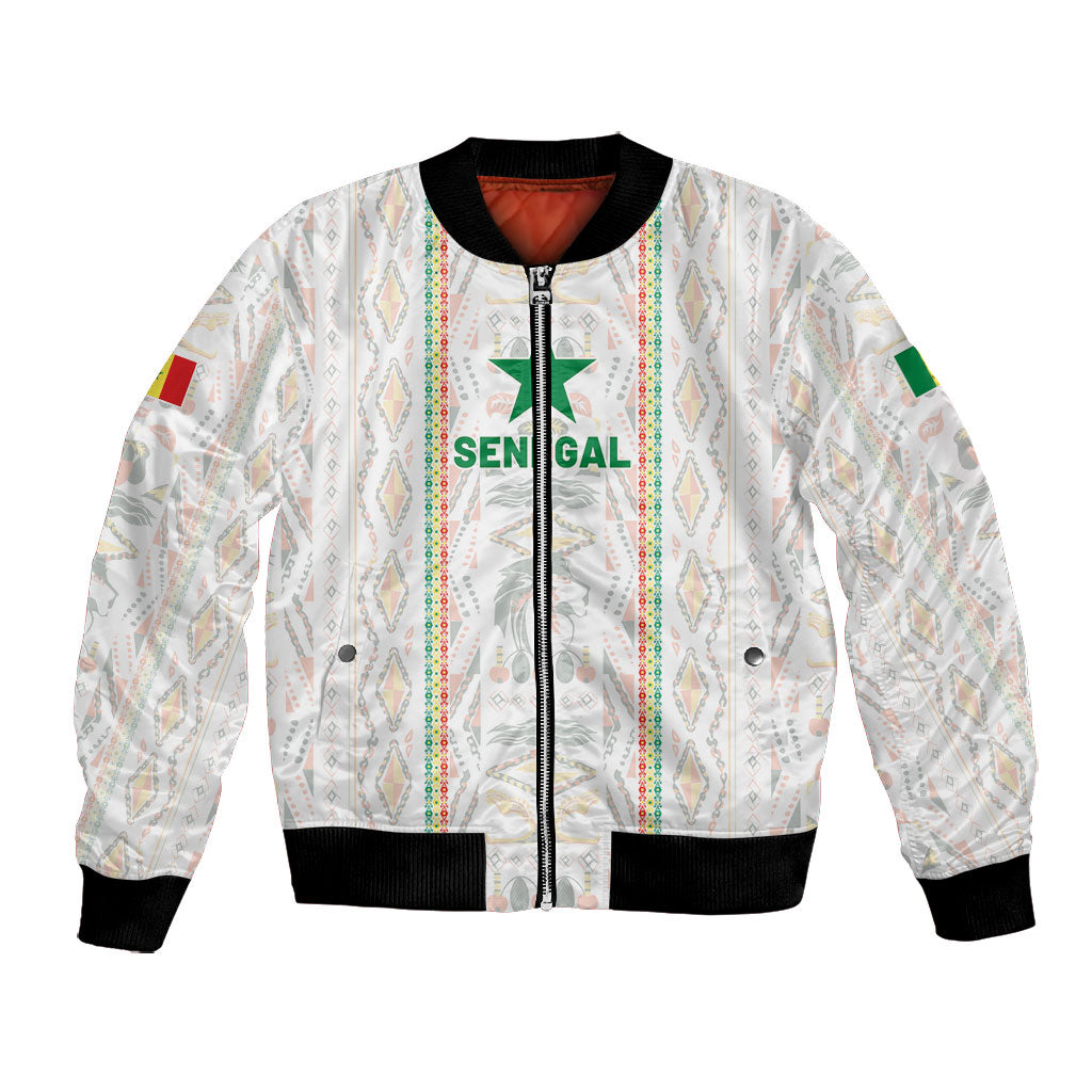 Custom Senegal Football 2026 Bomber Jacket Car Rapide-Inspired Pattern