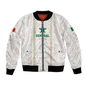 Custom Senegal Football 2026 Bomber Jacket Car Rapide-Inspired Pattern