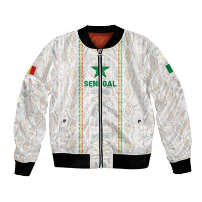 Custom Senegal Football 2026 Bomber Jacket Car Rapide-Inspired Pattern