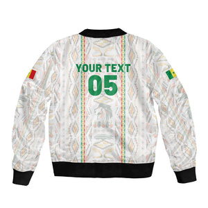 Custom Senegal Football 2026 Bomber Jacket Car Rapide-Inspired Pattern