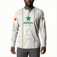 Custom Senegal Football 2026 Button Sweatshirt Car Rapide-Inspired Pattern