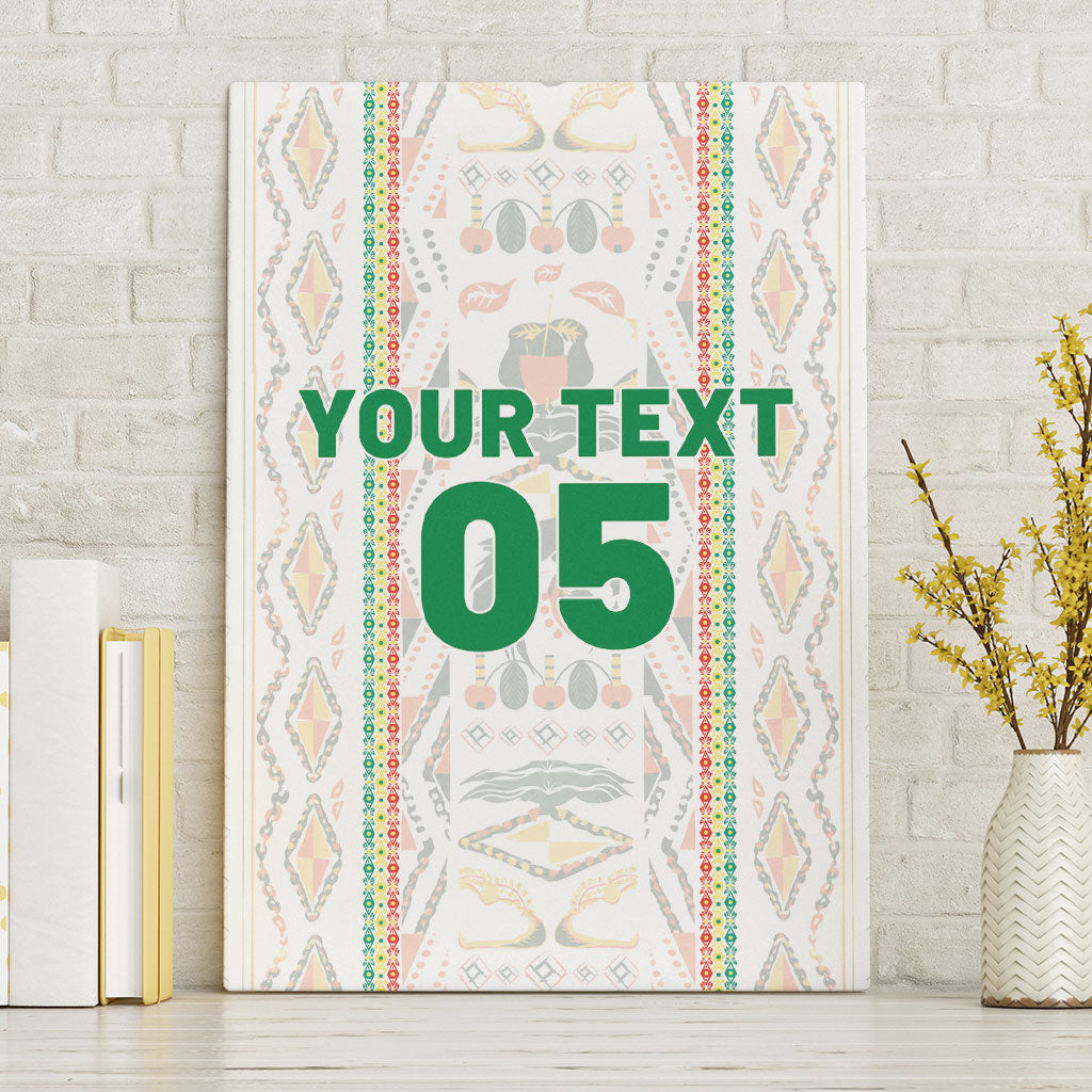 Custom Senegal Football 2026 Canvas Wall Art Car Rapide-Inspired Pattern