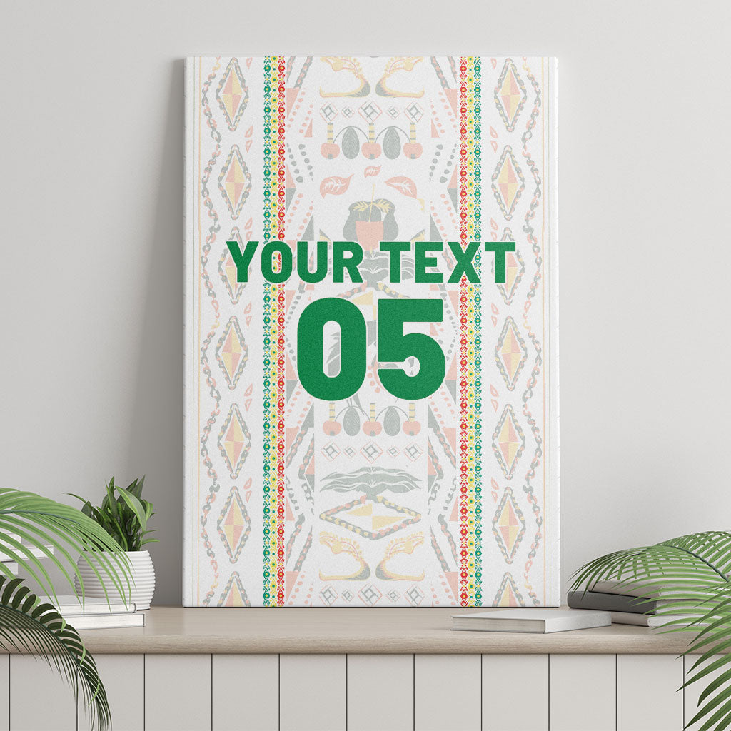 Custom Senegal Football 2026 Canvas Wall Art Car Rapide-Inspired Pattern
