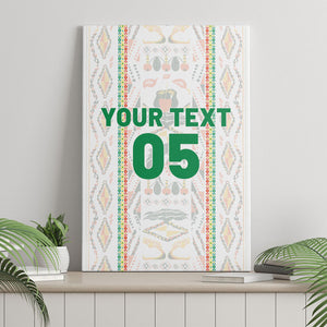 Custom Senegal Football 2026 Canvas Wall Art Car Rapide-Inspired Pattern