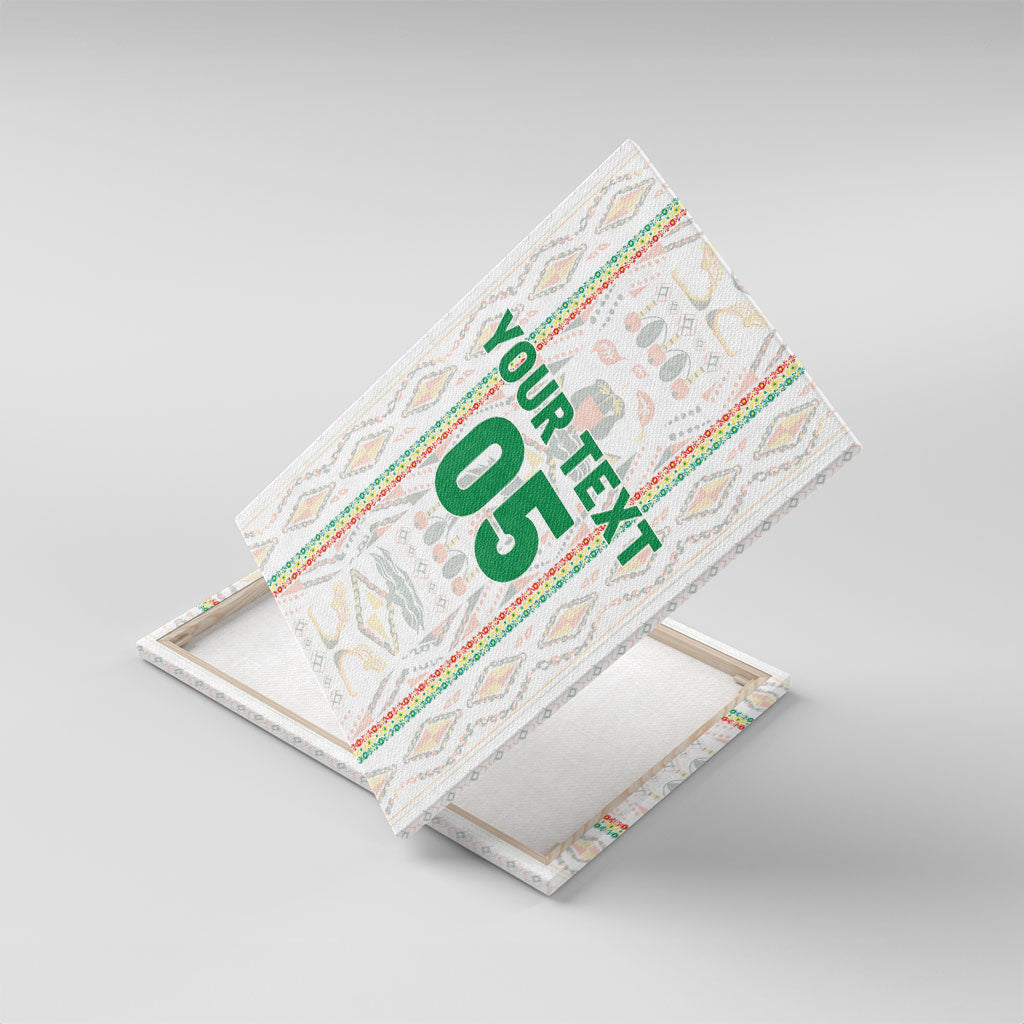 Custom Senegal Football 2026 Canvas Wall Art Car Rapide-Inspired Pattern