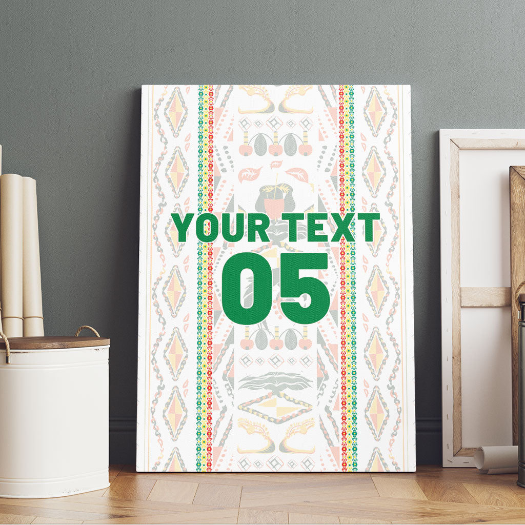 Custom Senegal Football 2026 Canvas Wall Art Car Rapide-Inspired Pattern
